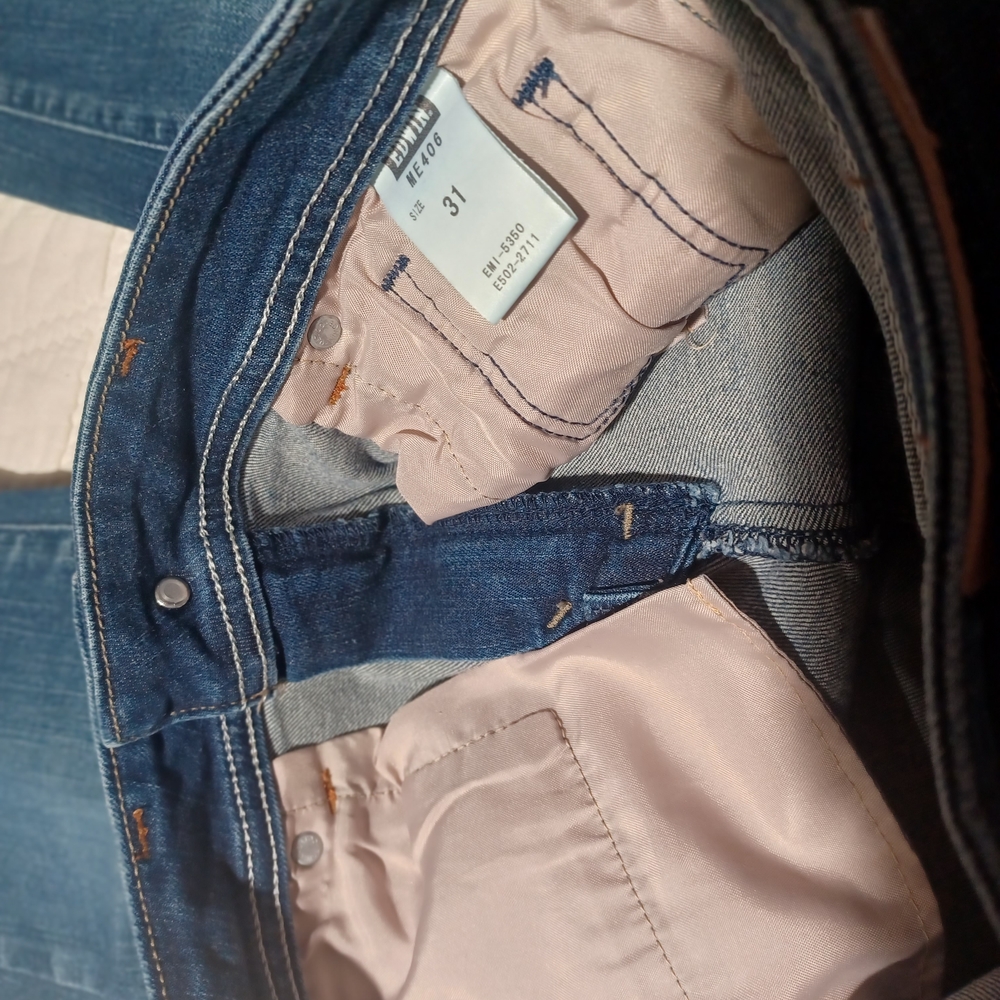 🇯🇵 EDWIN Dark Blue Women's Skinny Jeans - Picture 6 of 7